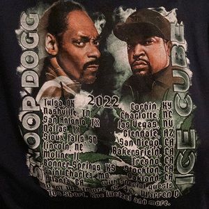 Snoop dog Ice cube concert shirt